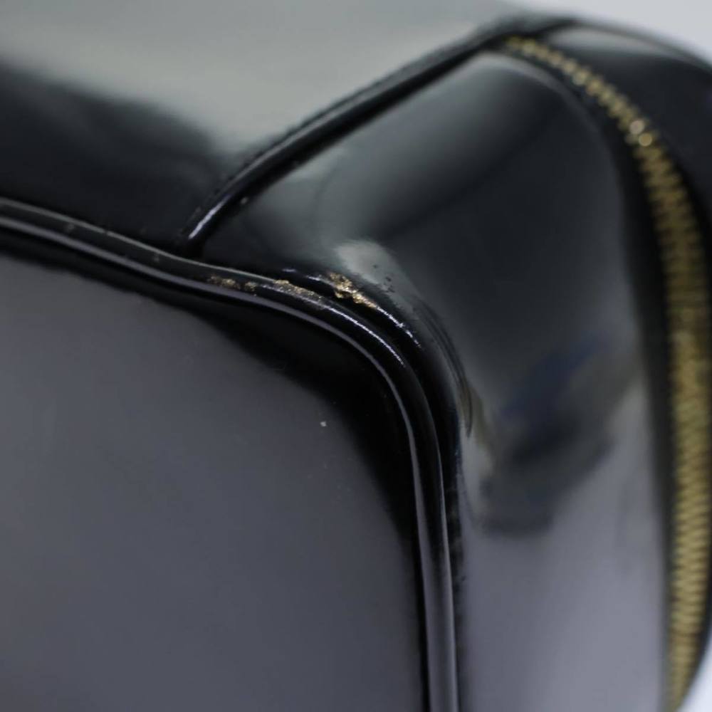 Gucci Black Cosmetic Bag with Gold Accents - Picture 11 of 16